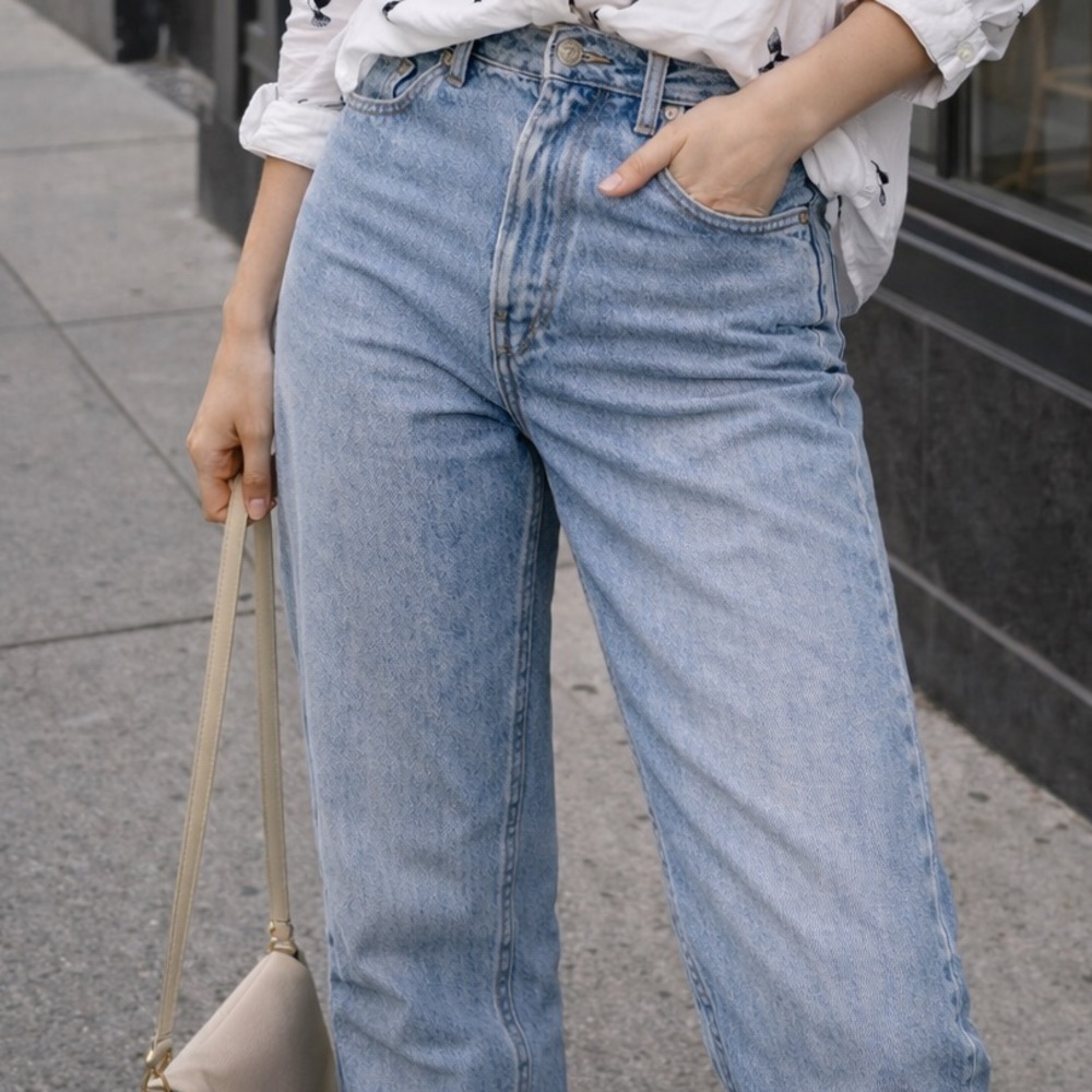 Classic Blue Straight Leg Jeans